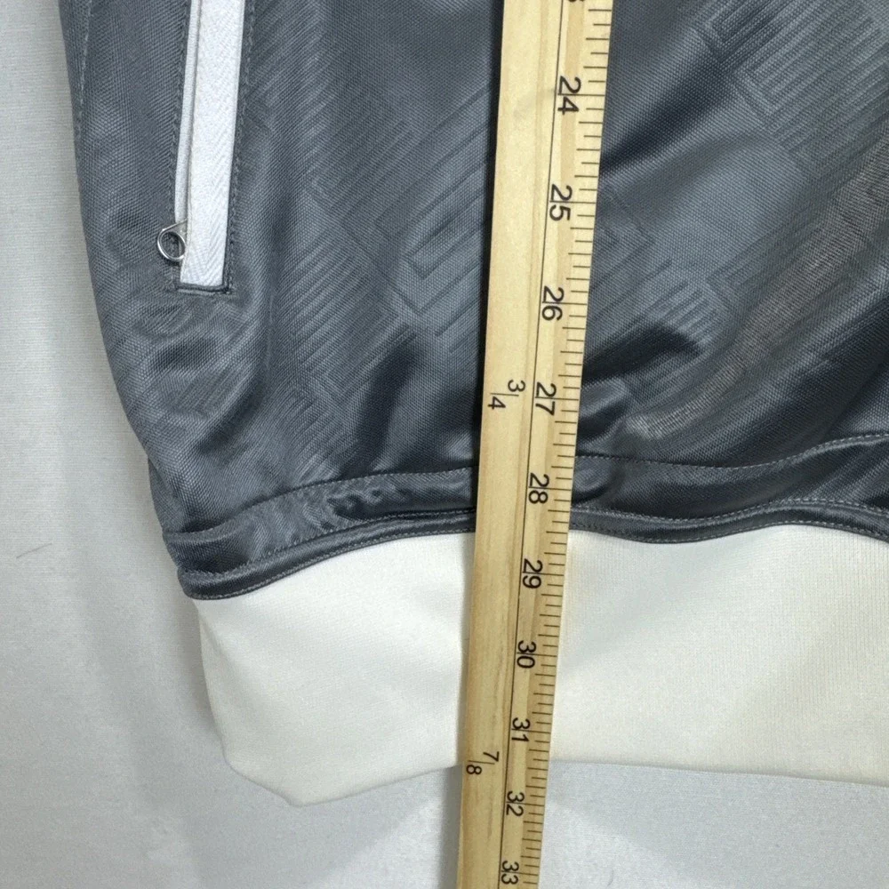 Nike Air Jordan XI Retro Knit Full Zip Jacket Cool Grey 11 Gray XXL Dri Fit - Picture 9 of 13